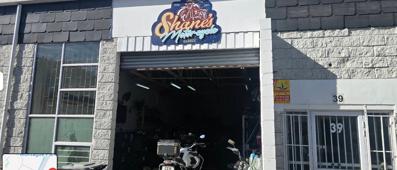 Exterior of Shane's Motorcycle Garage, Unit 39 Stella Cove, Montague Gardens